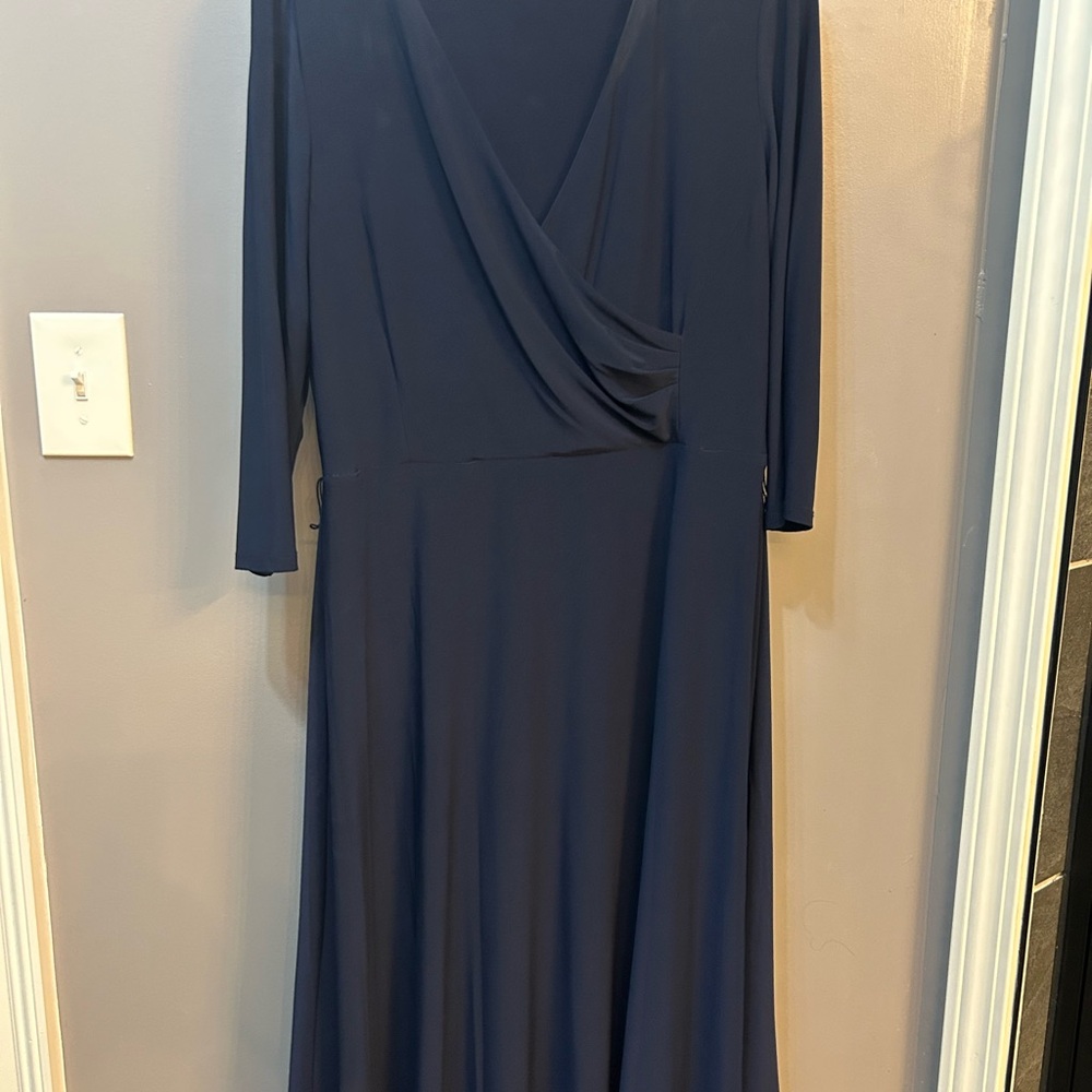 Elegant Ralph Lauren Navy Blue Women's Dress